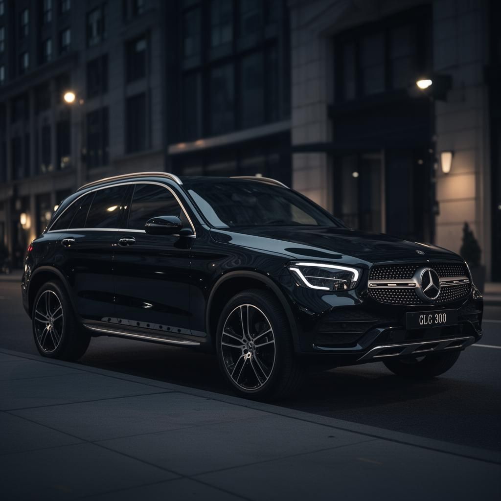 2026 Mercedes-Benz GLC 300 — luxury black truck rental